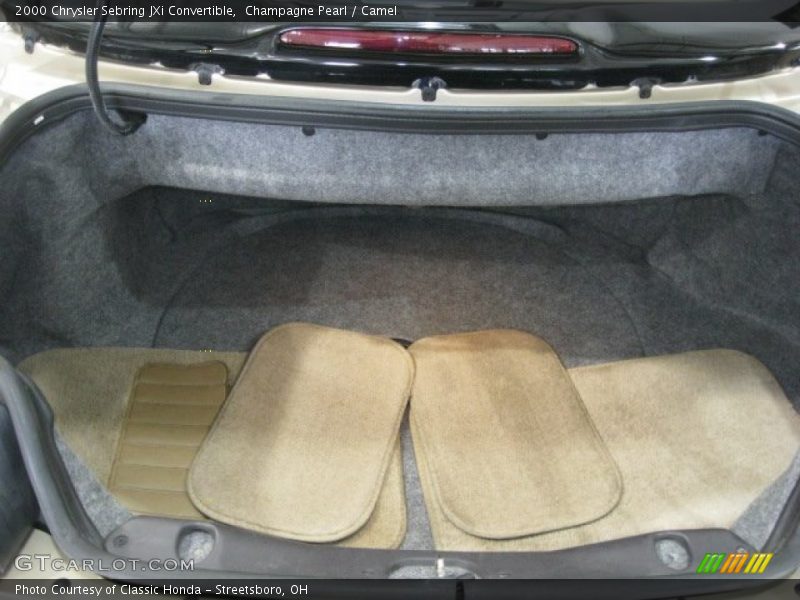 Champagne Pearl / Camel 2000 Chrysler Sebring JXi Convertible