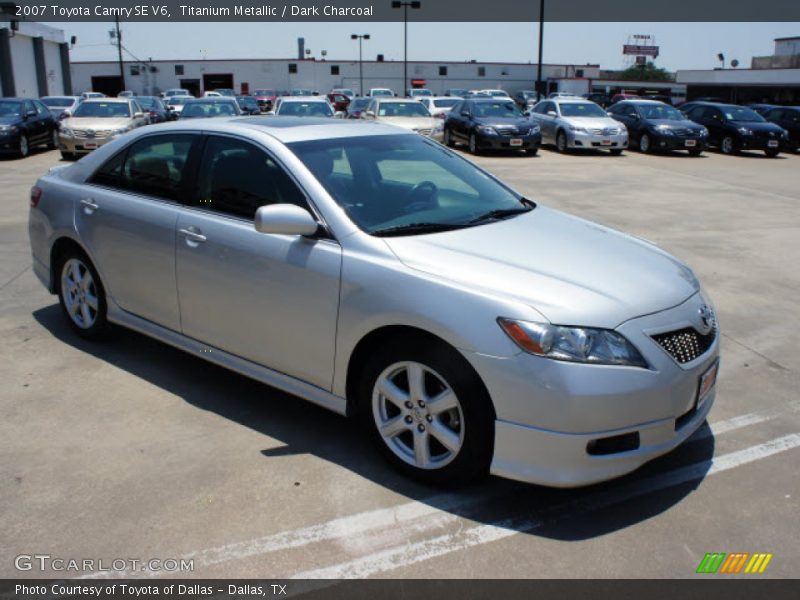 Titanium Metallic / Dark Charcoal 2007 Toyota Camry SE V6