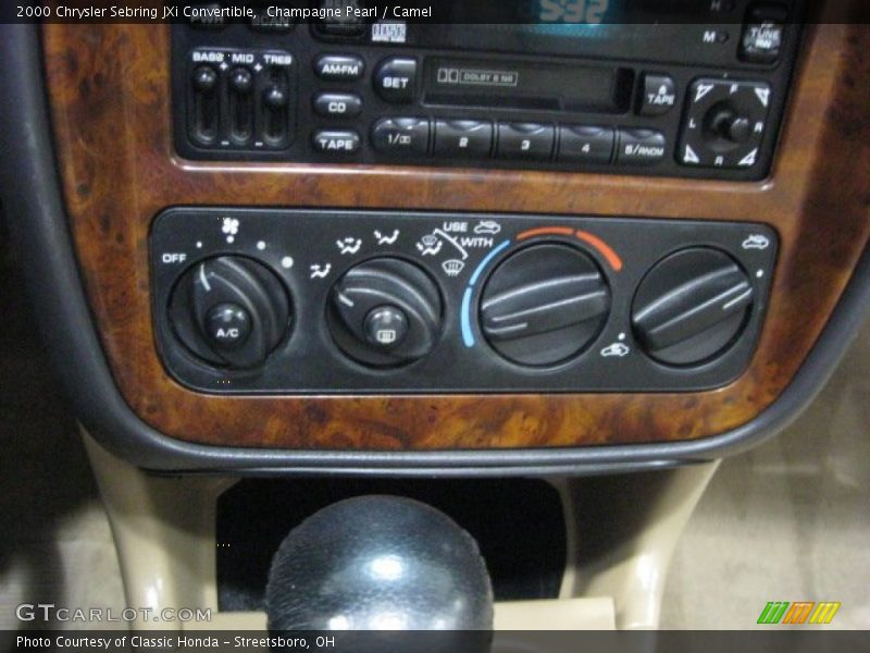 Champagne Pearl / Camel 2000 Chrysler Sebring JXi Convertible