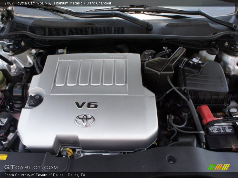 Titanium Metallic / Dark Charcoal 2007 Toyota Camry SE V6
