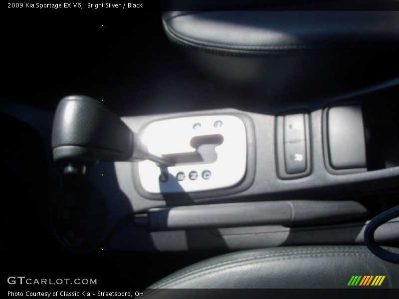 Bright Silver / Black 2009 Kia Sportage EX V6