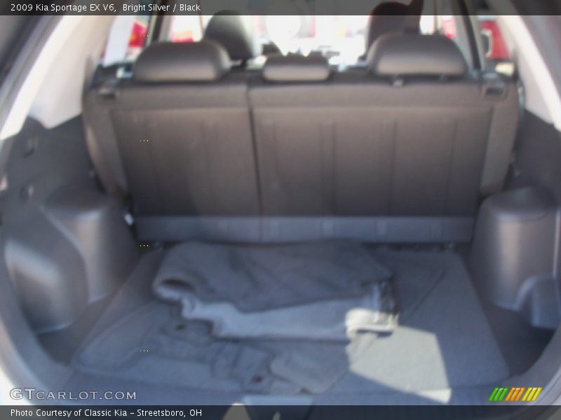 Bright Silver / Black 2009 Kia Sportage EX V6