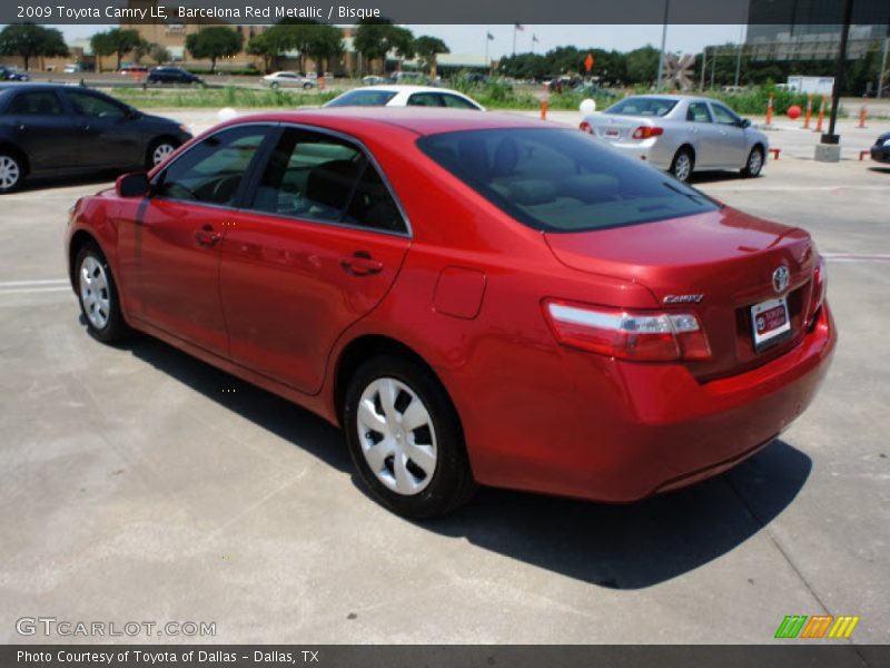 Barcelona Red Metallic / Bisque 2009 Toyota Camry LE