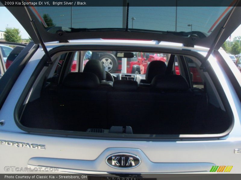 Bright Silver / Black 2009 Kia Sportage EX V6