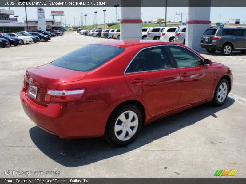 Barcelona Red Metallic / Bisque 2009 Toyota Camry LE