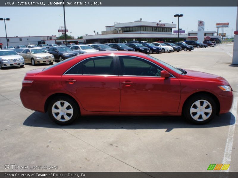 Barcelona Red Metallic / Bisque 2009 Toyota Camry LE