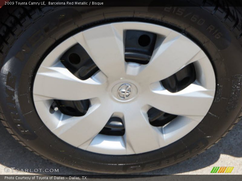 Barcelona Red Metallic / Bisque 2009 Toyota Camry LE