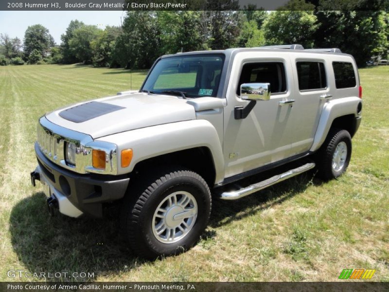 Boulder Gray Metallic / Ebony Black/Pewter 2008 Hummer H3