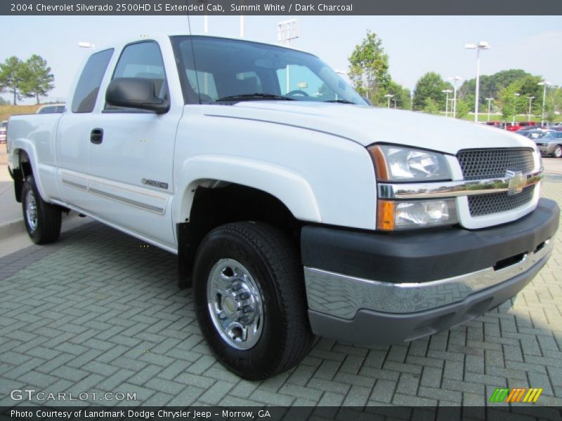 Summit White / Dark Charcoal 2004 Chevrolet Silverado 2500HD LS Extended Cab