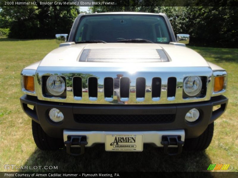 Boulder Gray Metallic / Ebony Black/Pewter 2008 Hummer H3