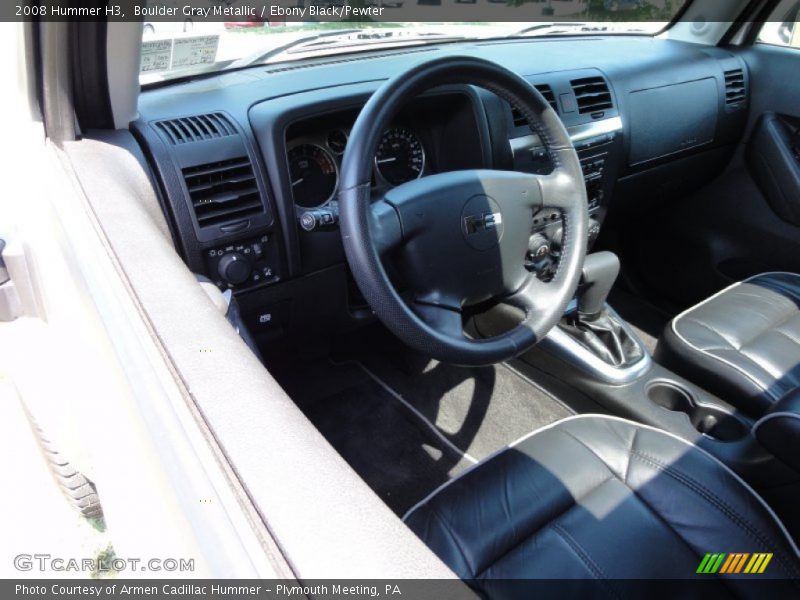 Boulder Gray Metallic / Ebony Black/Pewter 2008 Hummer H3