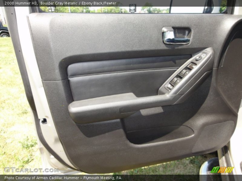 Boulder Gray Metallic / Ebony Black/Pewter 2008 Hummer H3