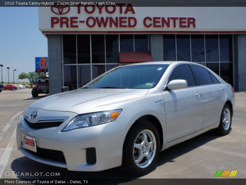 Classic Silver Metallic / Ash Gray 2010 Toyota Camry Hybrid