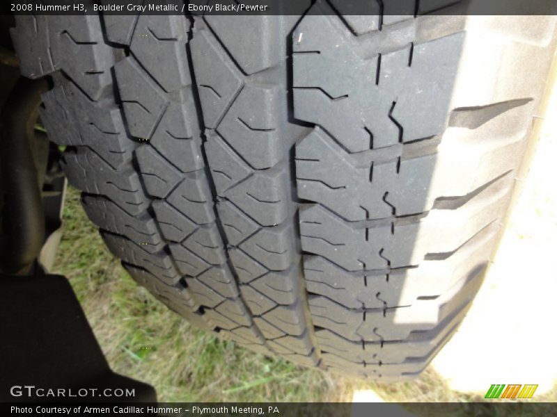 Boulder Gray Metallic / Ebony Black/Pewter 2008 Hummer H3