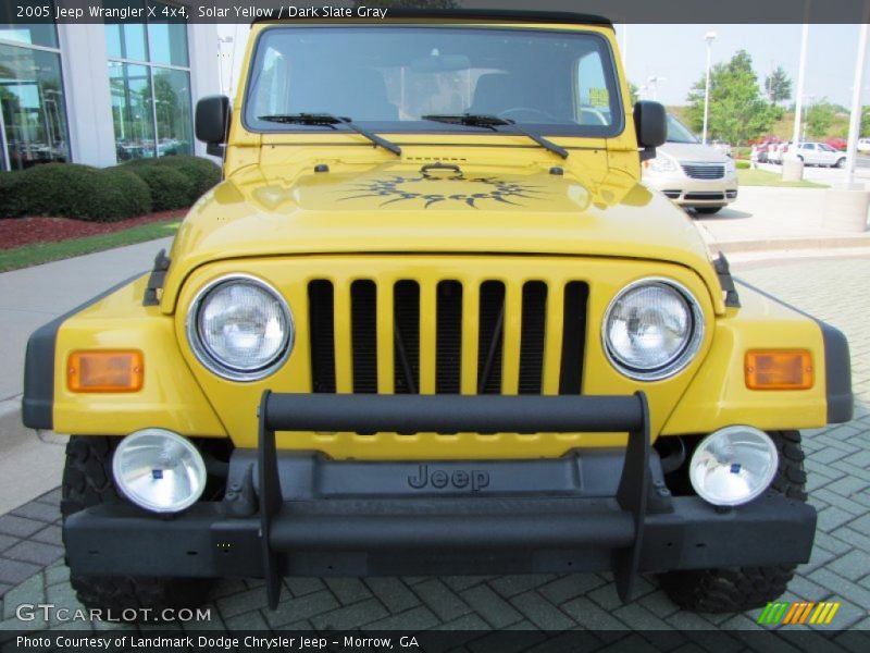 Solar Yellow / Dark Slate Gray 2005 Jeep Wrangler X 4x4
