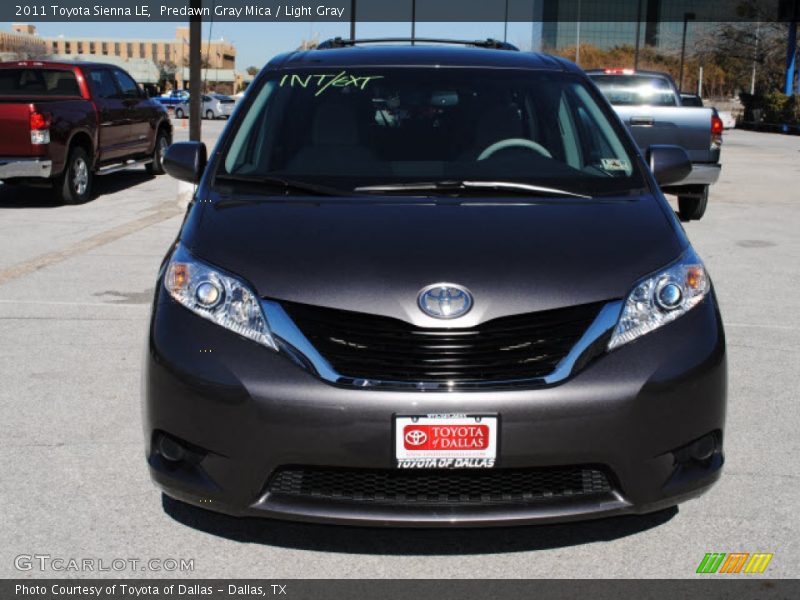 Predawn Gray Mica / Light Gray 2011 Toyota Sienna LE