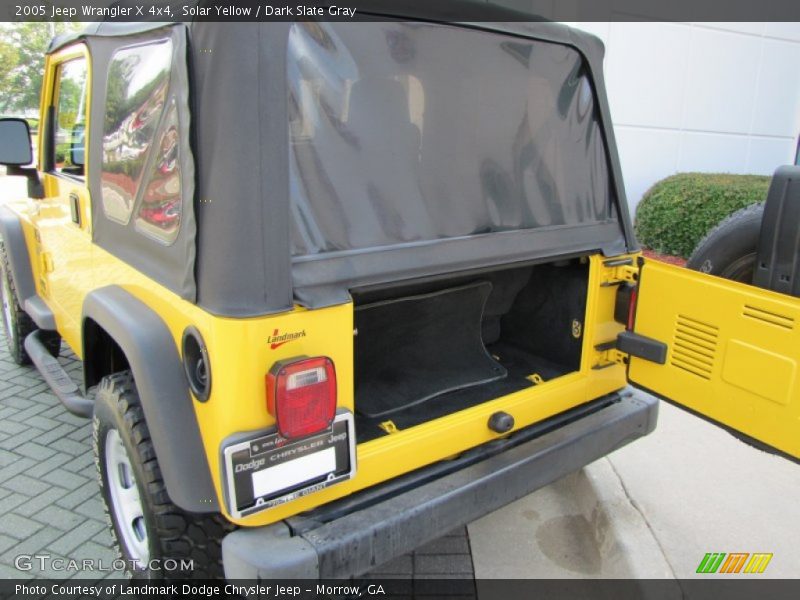 Solar Yellow / Dark Slate Gray 2005 Jeep Wrangler X 4x4