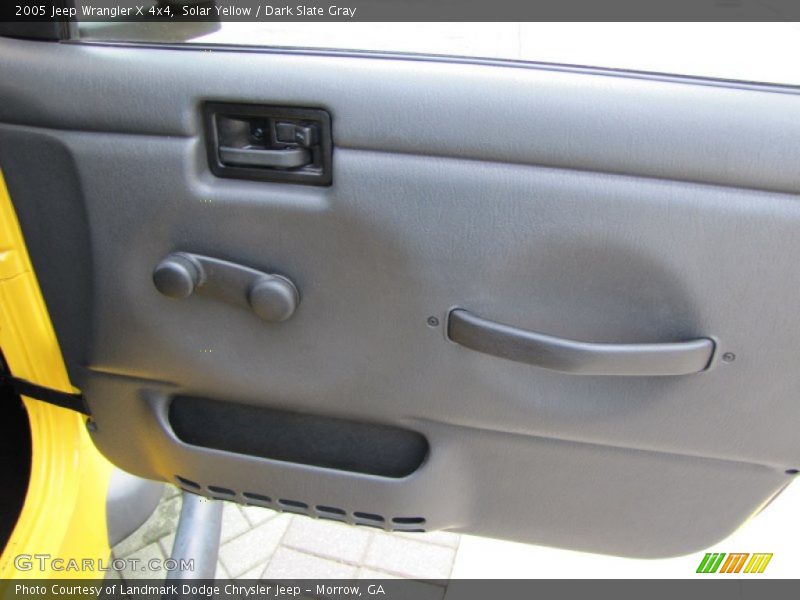 Solar Yellow / Dark Slate Gray 2005 Jeep Wrangler X 4x4