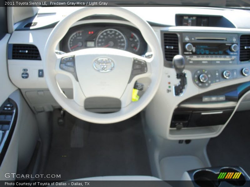 Predawn Gray Mica / Light Gray 2011 Toyota Sienna LE