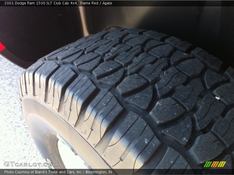 Flame Red / Agate 2001 Dodge Ram 1500 SLT Club Cab 4x4