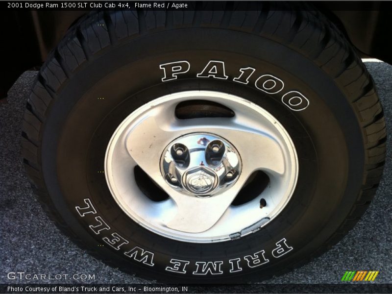 Flame Red / Agate 2001 Dodge Ram 1500 SLT Club Cab 4x4