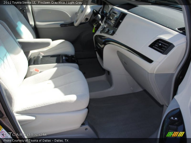 Predawn Gray Mica / Light Gray 2011 Toyota Sienna LE