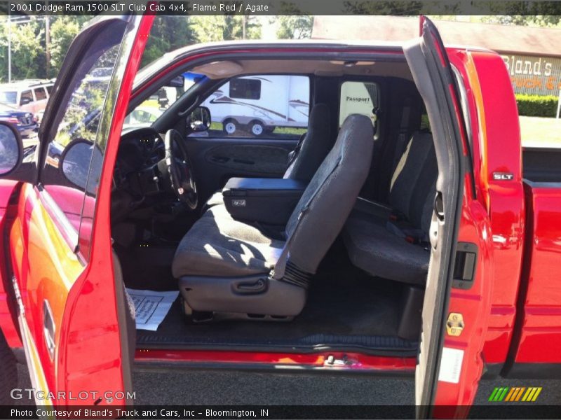 Flame Red / Agate 2001 Dodge Ram 1500 SLT Club Cab 4x4