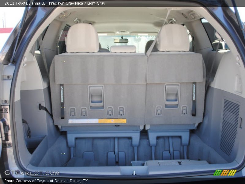 Predawn Gray Mica / Light Gray 2011 Toyota Sienna LE