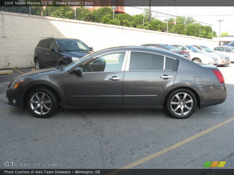 Smoke Metallic / Black 2005 Nissan Maxima 3.5 SE