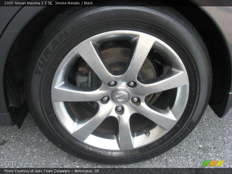 Smoke Metallic / Black 2005 Nissan Maxima 3.5 SE