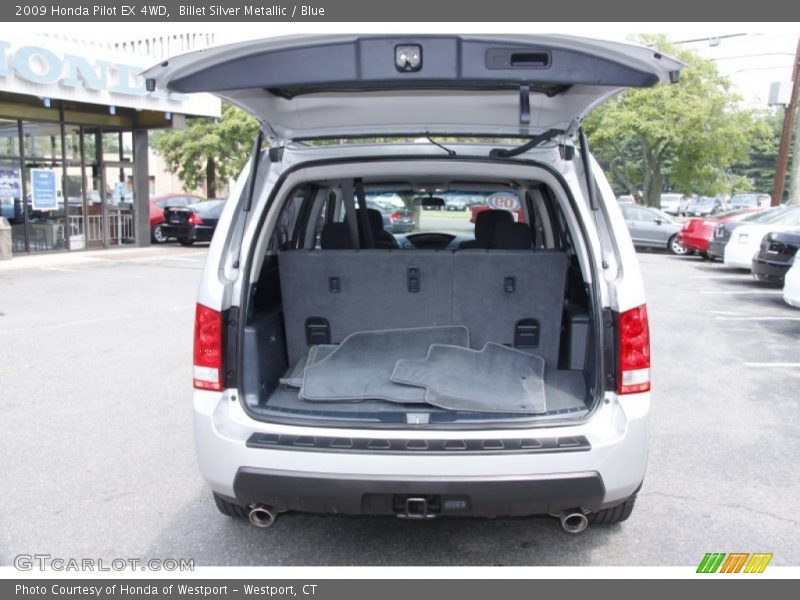 Billet Silver Metallic / Blue 2009 Honda Pilot EX 4WD
