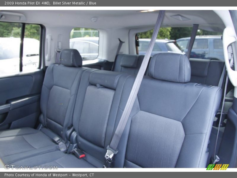 Billet Silver Metallic / Blue 2009 Honda Pilot EX 4WD
