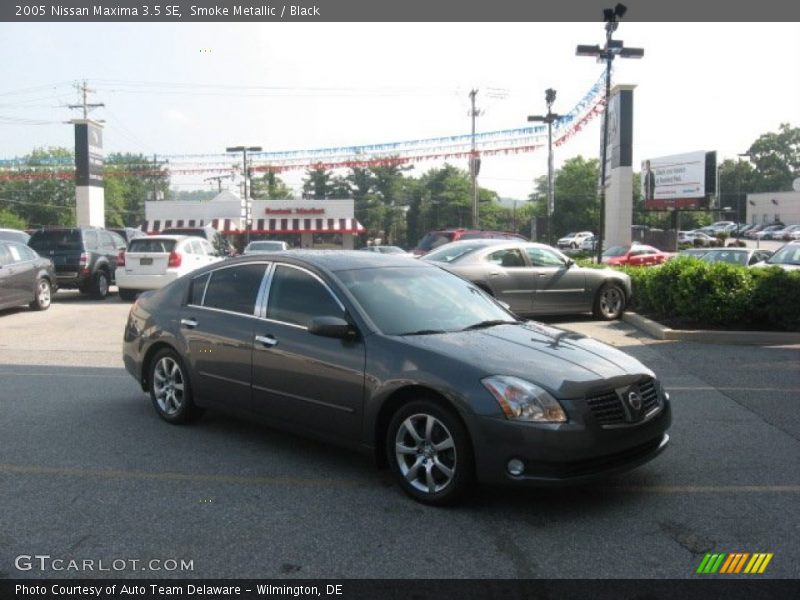 Smoke Metallic / Black 2005 Nissan Maxima 3.5 SE