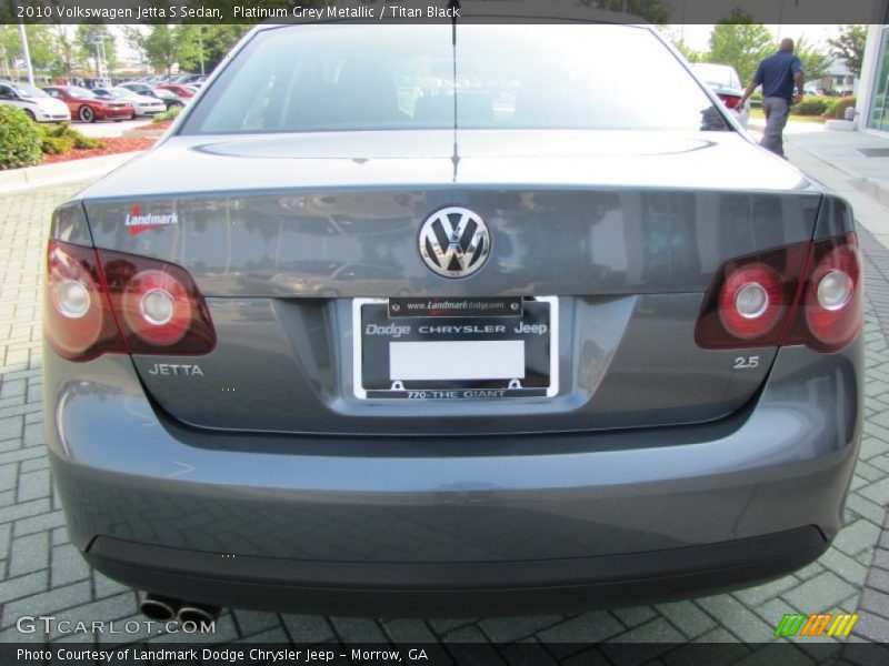 Platinum Grey Metallic / Titan Black 2010 Volkswagen Jetta S Sedan