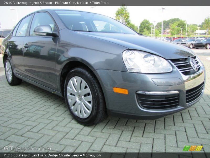 Platinum Grey Metallic / Titan Black 2010 Volkswagen Jetta S Sedan