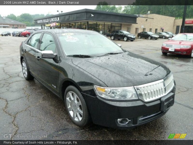 Black / Dark Charcoal 2008 Lincoln MKZ AWD Sedan