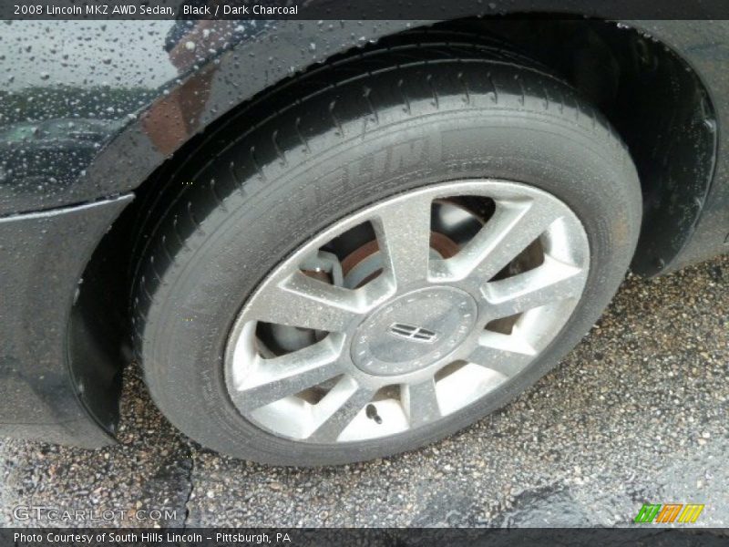 Black / Dark Charcoal 2008 Lincoln MKZ AWD Sedan