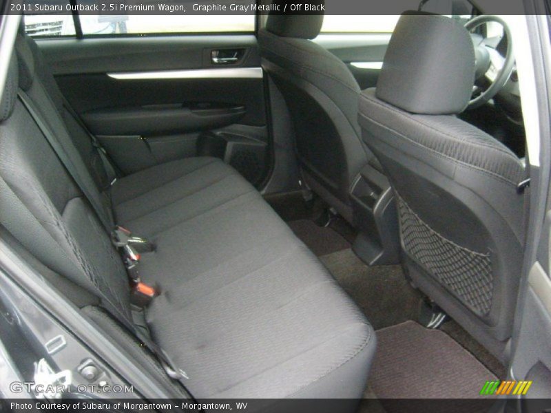 Graphite Gray Metallic / Off Black 2011 Subaru Outback 2.5i Premium Wagon