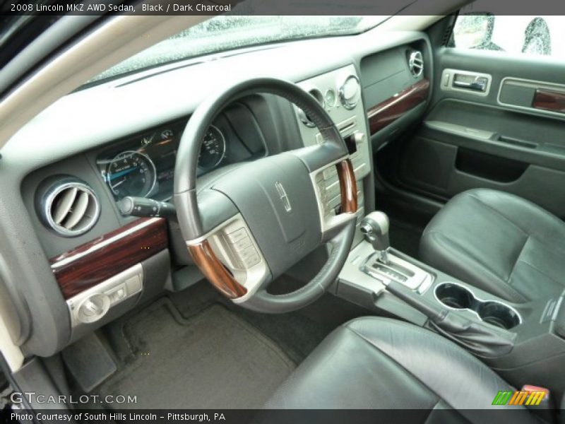 Black / Dark Charcoal 2008 Lincoln MKZ AWD Sedan