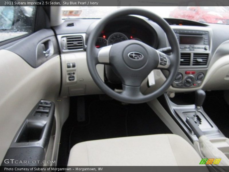 Sky Blue Pearl / Ivory 2011 Subaru Impreza 2.5i Sedan