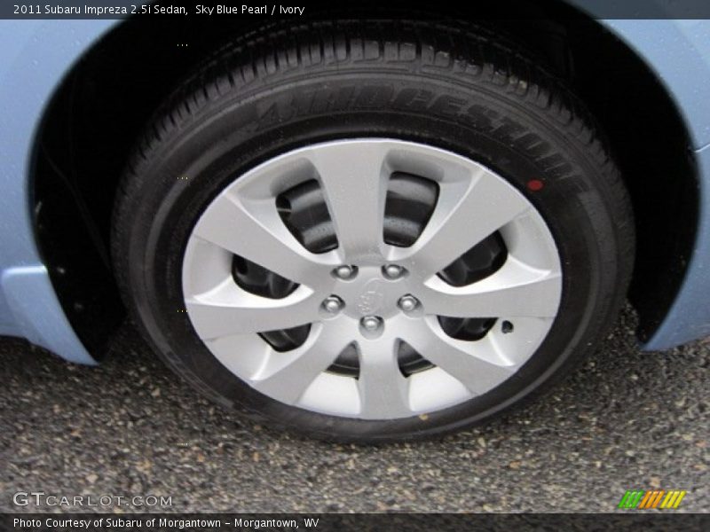 Sky Blue Pearl / Ivory 2011 Subaru Impreza 2.5i Sedan