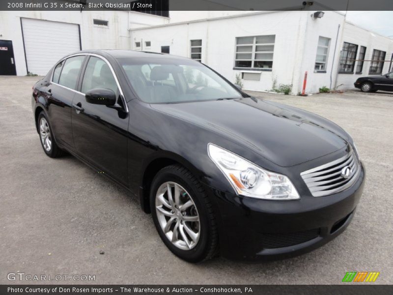 Black Obsidian / Stone 2008 Infiniti G 35 x Sedan