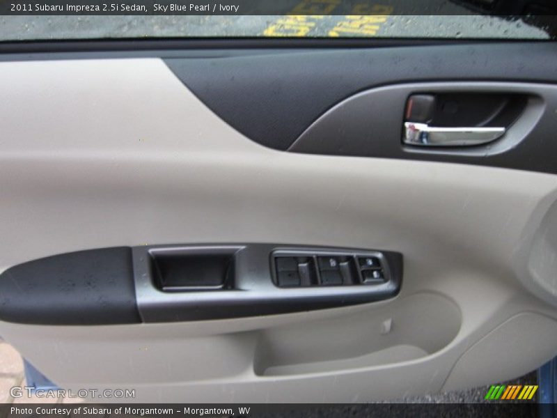 Sky Blue Pearl / Ivory 2011 Subaru Impreza 2.5i Sedan