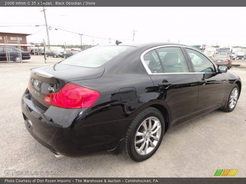 Black Obsidian / Stone 2008 Infiniti G 35 x Sedan