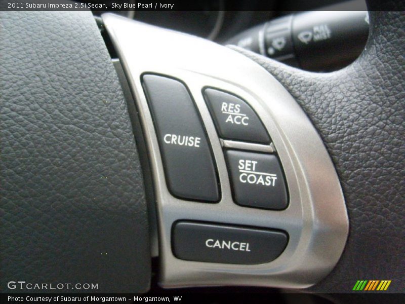 Sky Blue Pearl / Ivory 2011 Subaru Impreza 2.5i Sedan