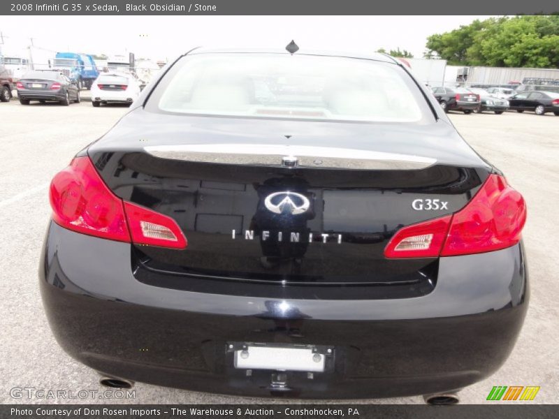 Black Obsidian / Stone 2008 Infiniti G 35 x Sedan