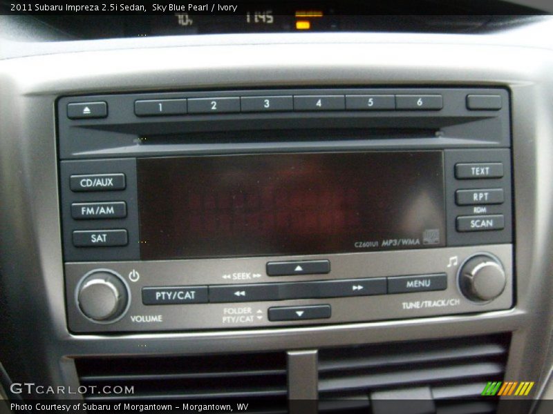 Sky Blue Pearl / Ivory 2011 Subaru Impreza 2.5i Sedan