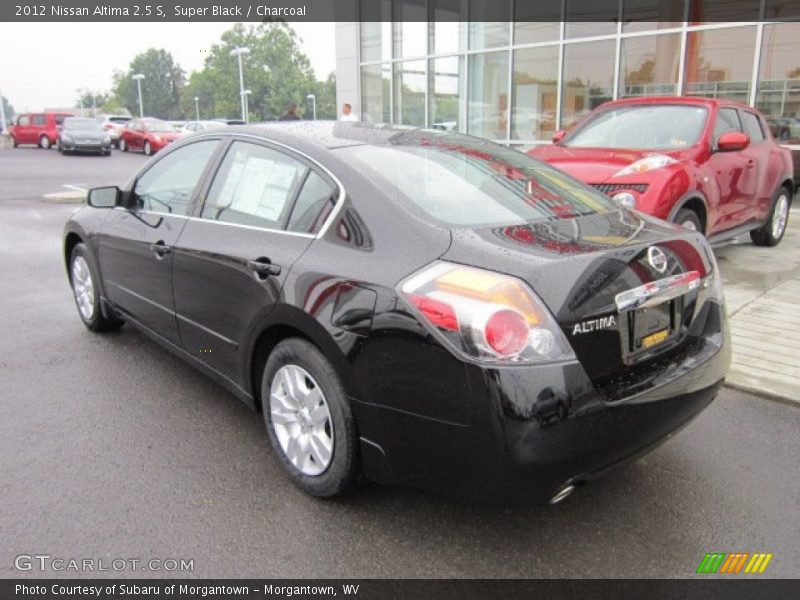 Super Black / Charcoal 2012 Nissan Altima 2.5 S