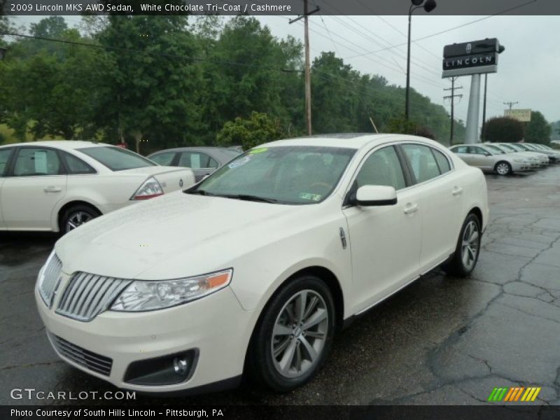 White Chocolate Tri-Coat / Cashmere 2009 Lincoln MKS AWD Sedan