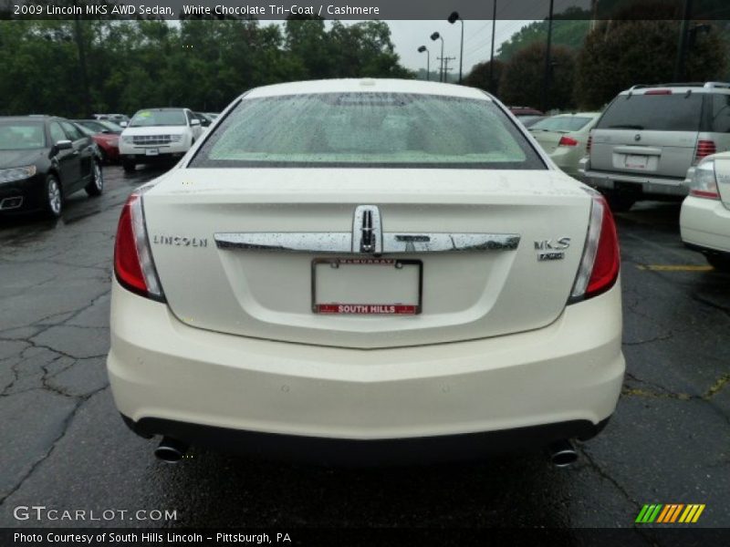 White Chocolate Tri-Coat / Cashmere 2009 Lincoln MKS AWD Sedan